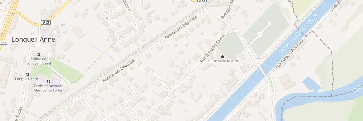 Plan du 90 Rue de l’Abbé Darras à Longueil-Annel