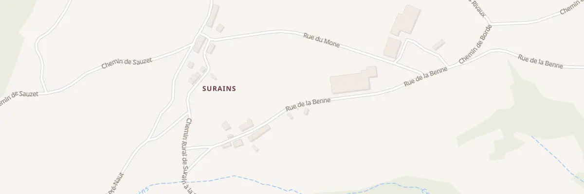 Plan du 9121 Surain à Chambon-sur-Lac
