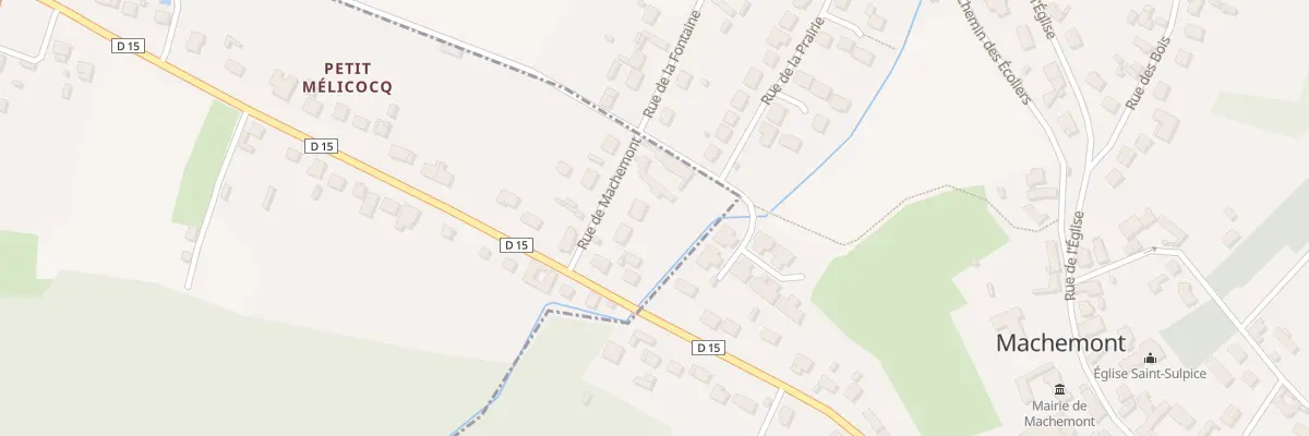 Plan du 60 Rue de Machemont à Mélicocq