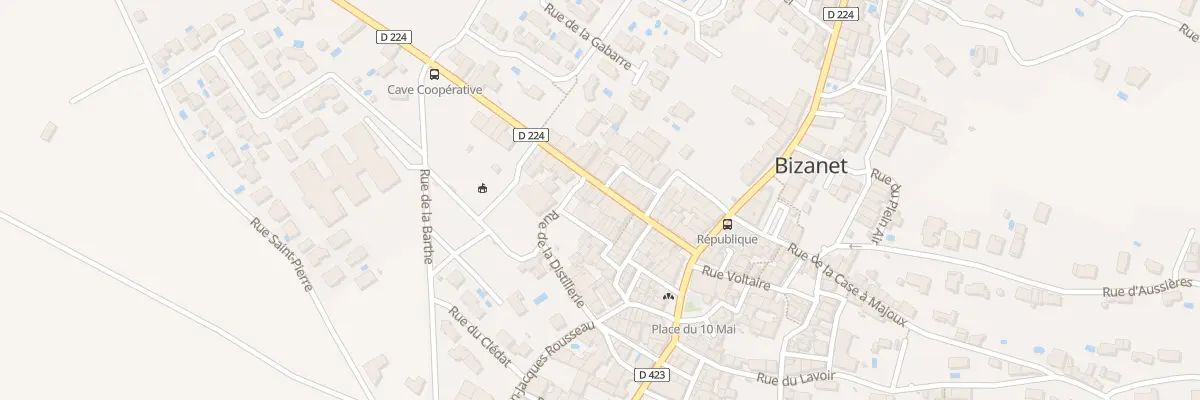 Plan du 15 Rue de la Gare à Bizanet