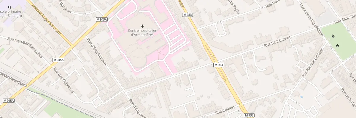 Plan du 108 Rue Sadi Carnot à Armentières