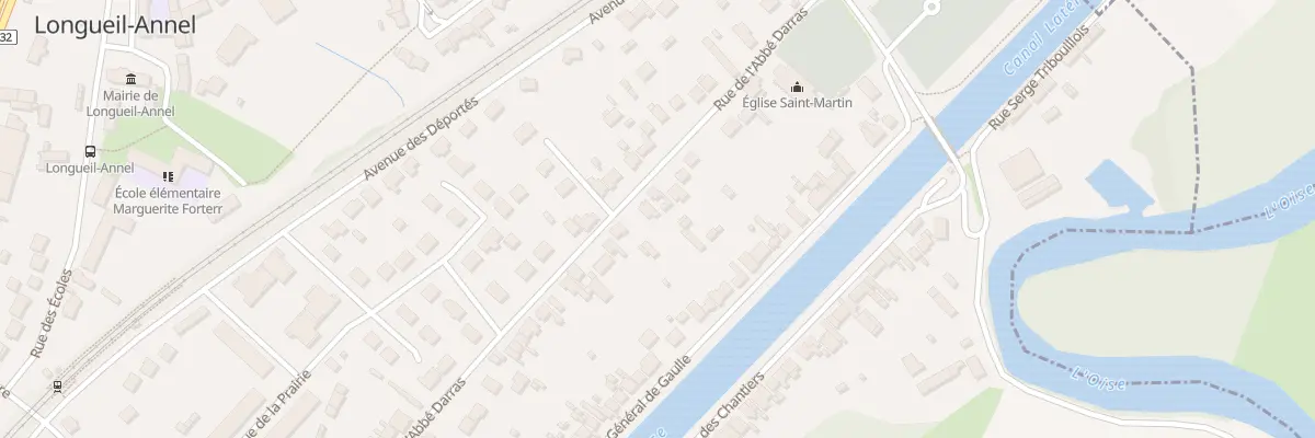 Plan du 71 Rue de l’Abbé Darras à Longueil-Annel