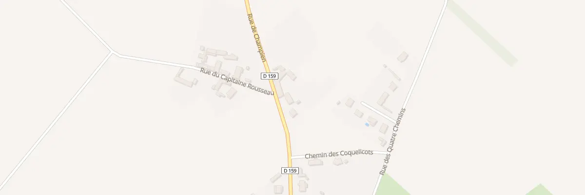 Plan du 22 Rue de Champien à Margny-aux-Cerises