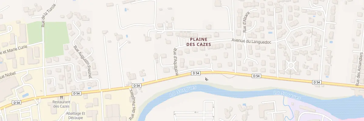 Plan du 4 Rue d’Aquitaine à Saint-Affrique