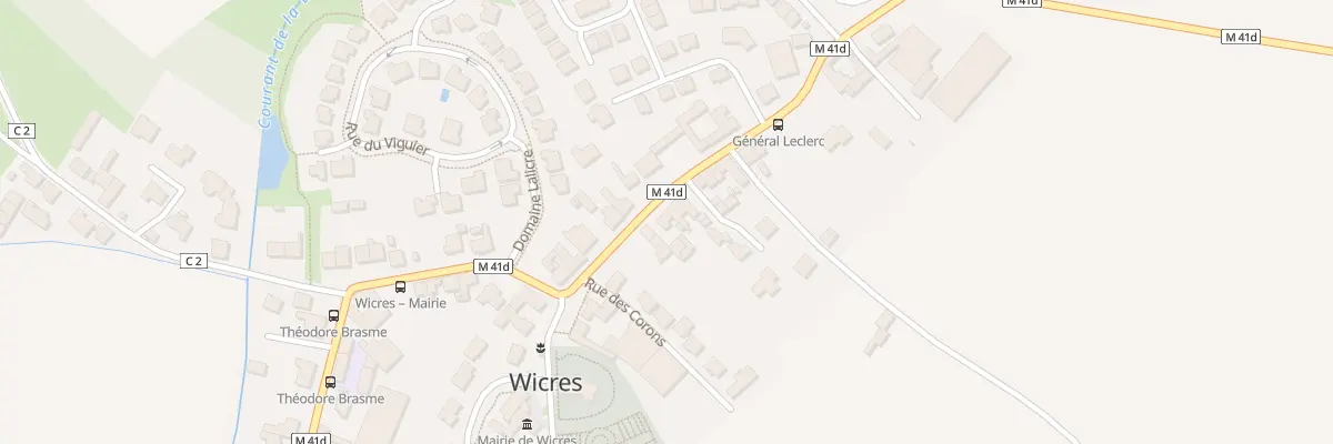 Plan du 96 Rue du Général Leclerc à Wicres