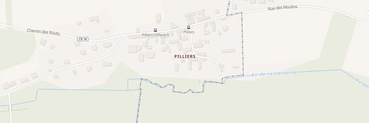 Plan du 8 Rue du Lavoir à Villecerf