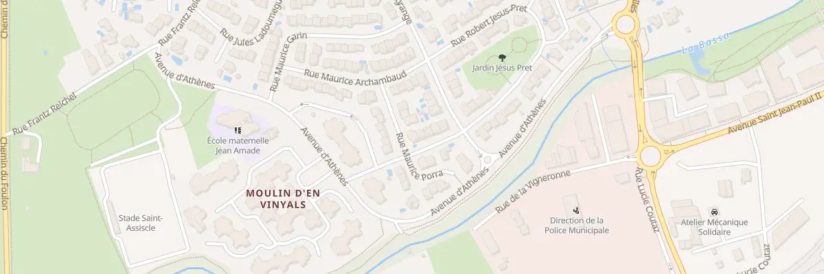 Plan du 9 Rue Maurice Porra à Perpignan