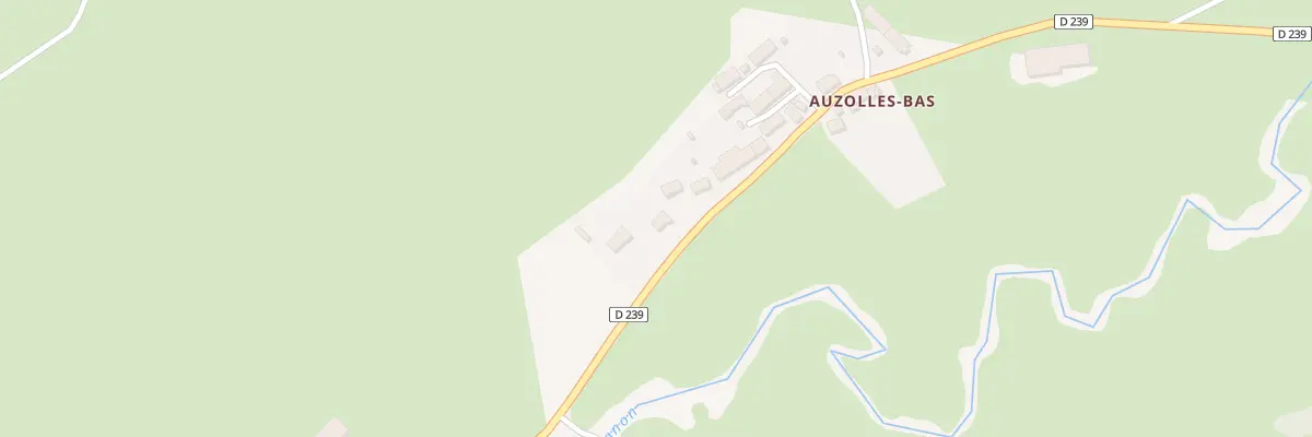 Plan du 6063 Auzolles Bas à Albepierre-Bredons