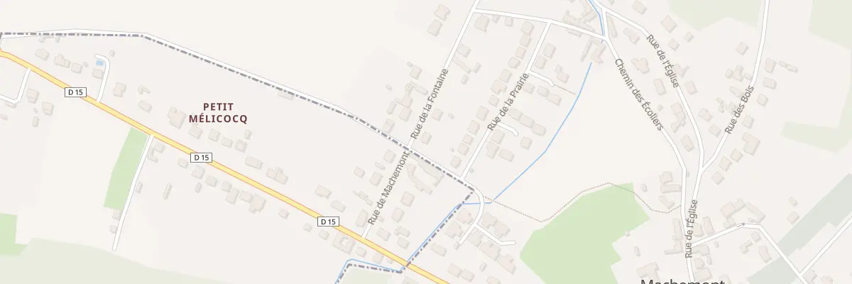 Plan du 17 Rue de la Fontaine à Machemont