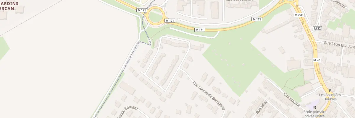 Plan du 2 Rue Marguerite Yourcenar à La Chapelle-d’Armentières