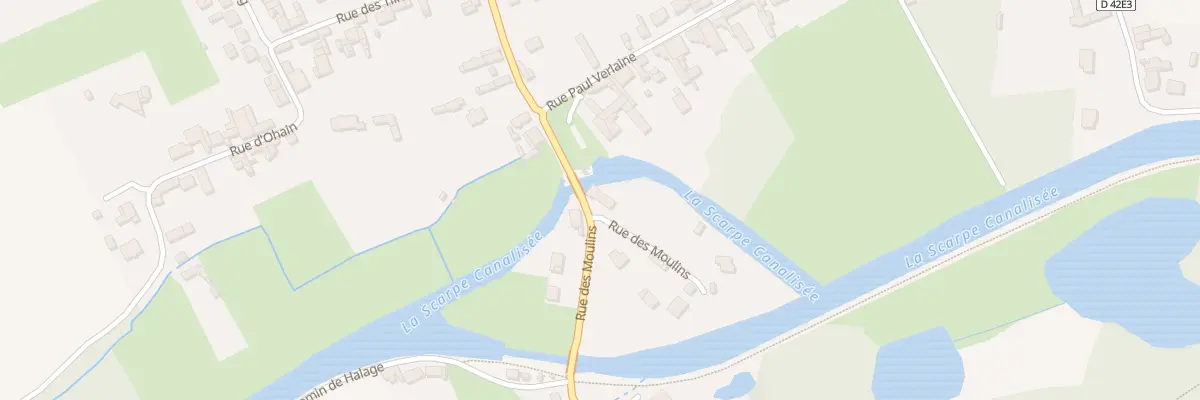 Plan du 2 Rue des Moulins à Fampoux