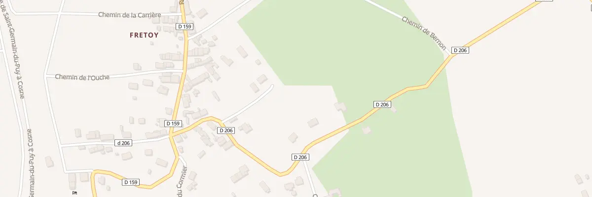 Plan du 15 Rue des Quatre Chemins à Thauvenay