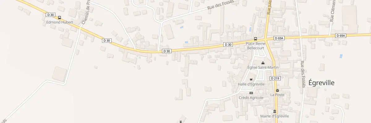 Plan du 39 Rue Edmond Hubert à Égreville