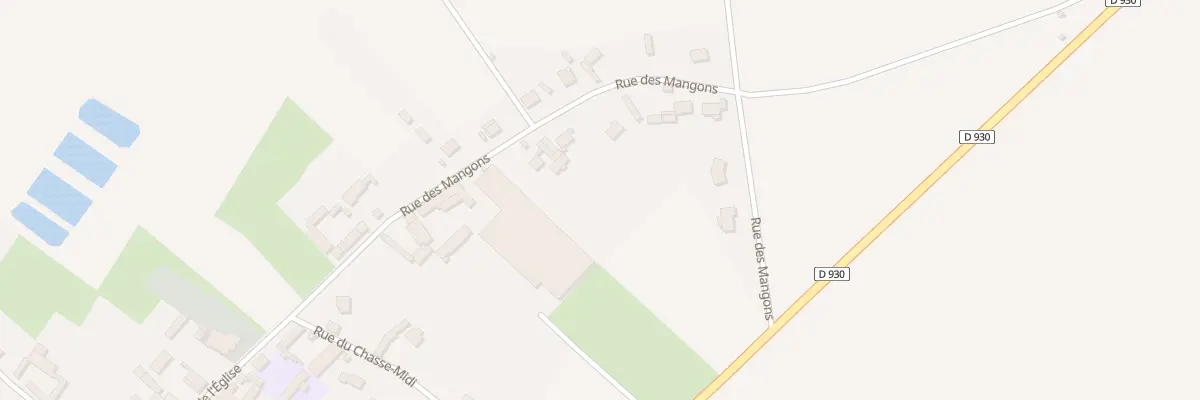 Plan du 8 Rue des Mangons à Rethonvillers