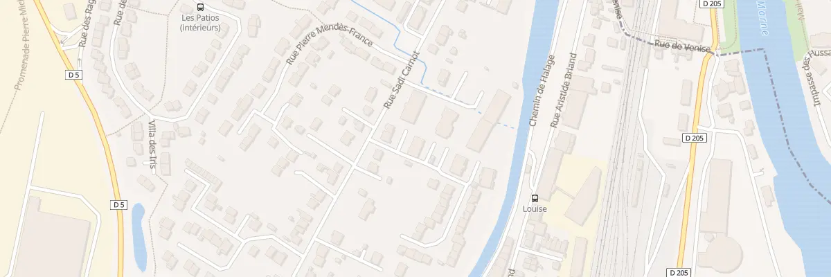Plan du 3 Rue Pierre Simon Girard à Villenoy