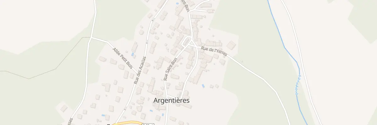 Plan du 6 Rue du Pressoir à Argentières