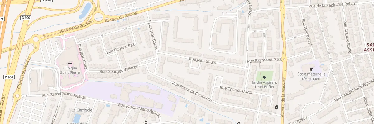 Plan du 37 Rue Jean Bouin à Perpignan