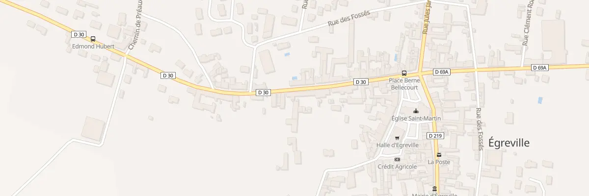 Plan du 37 Rue Edmond Hubert à Égreville