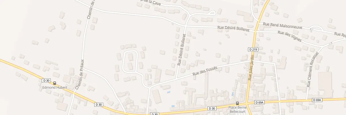 Plan du 3 Rue Désiré Bolleret à Égreville