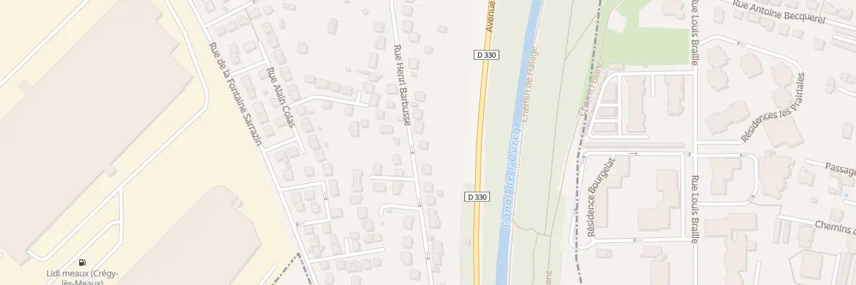 Plan du 40 Rue Henri Barbusse à Crégy-lès-Meaux