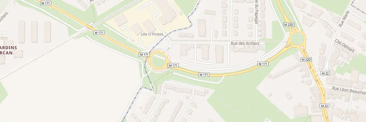 Plan du 2 Rue des Archers à La Chapelle-d’Armentières