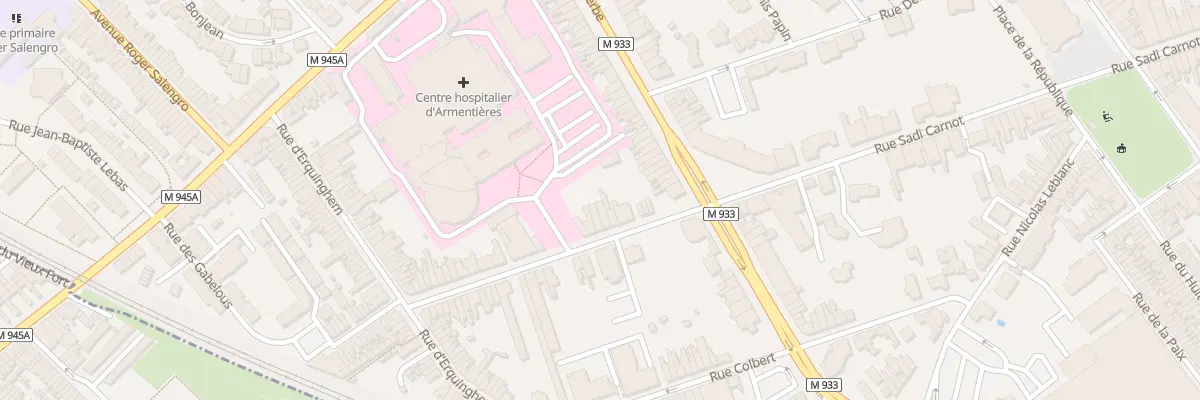Plan du 106 Rue Sadi Carnot à Armentières