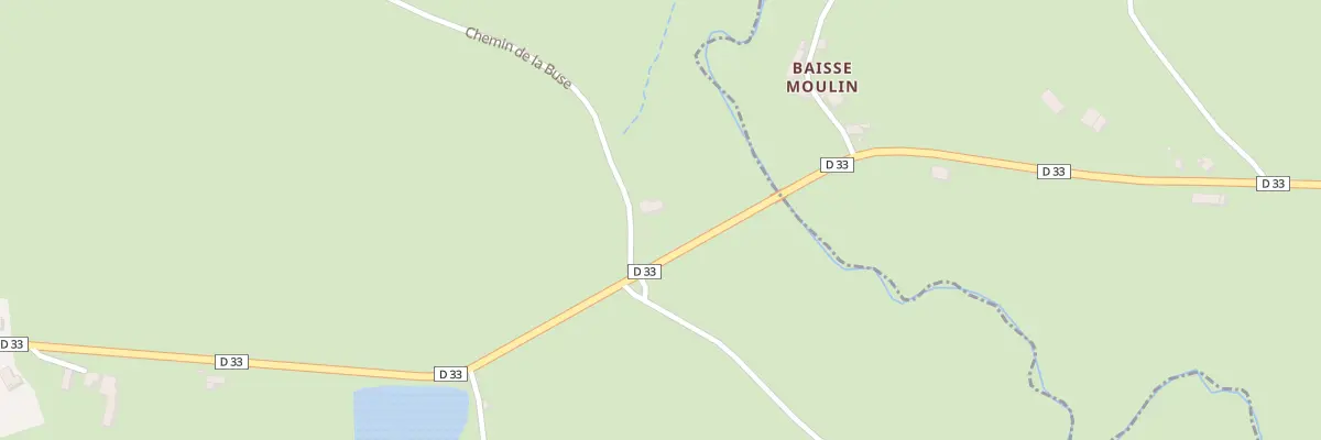 Plan du 5545 Baisse Moulin à Villefranche-d’Allier