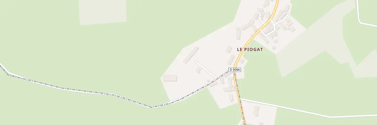Plan du 5348 Le Piogat à Menat