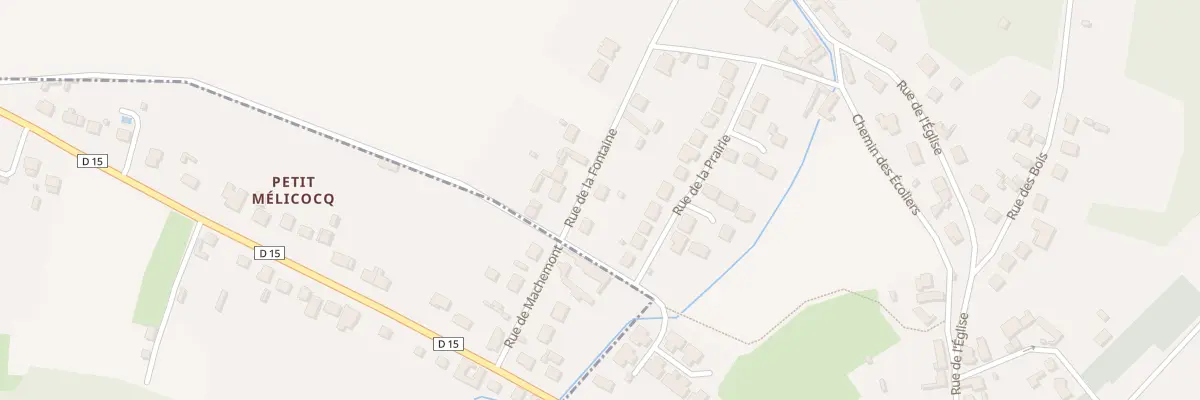Plan du 15 Rue de la Fontaine à Machemont