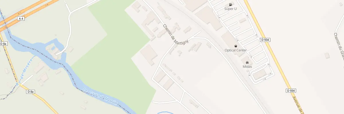 Plan du 9008 Rue de Martigny à Couilly-Pont-aux-Dames