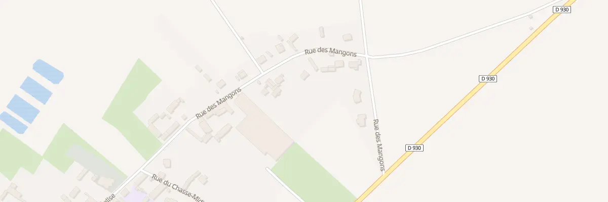 Plan du 10 Rue des Mangons à Rethonvillers