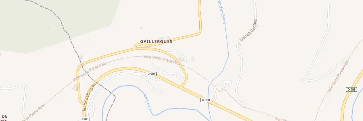 Plan du 5006 Guaillergues à Saint-Vincent-d’Olargues