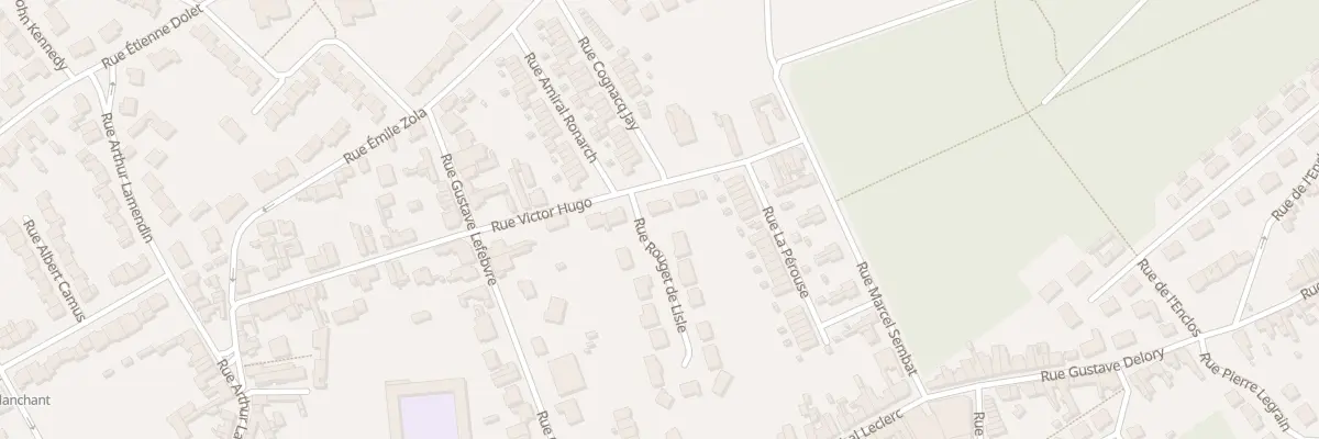 Plan du 34 Rue Victor Hugo à Vendin-le-Vieil