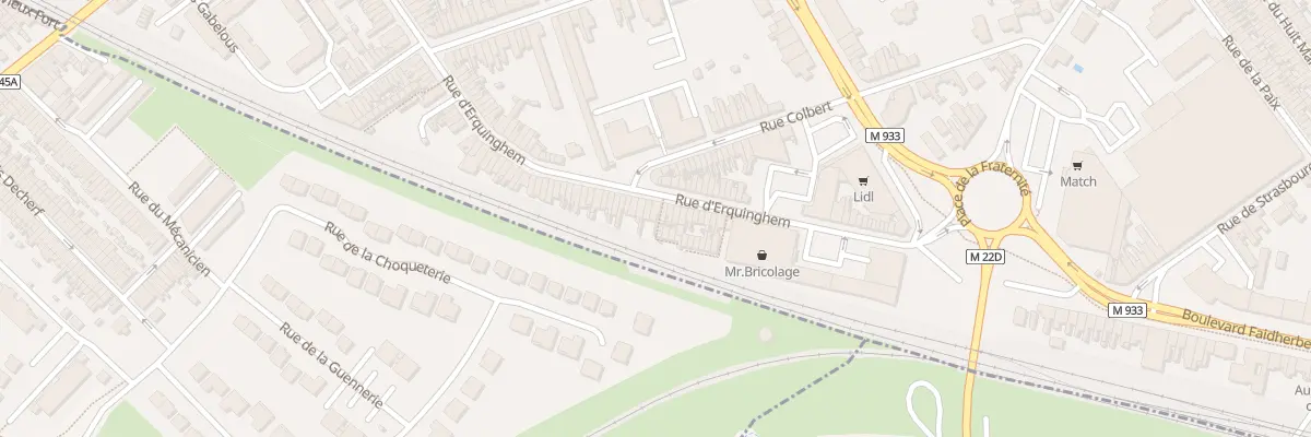 Plan du 29 Rue d’Erquinghem à Armentières