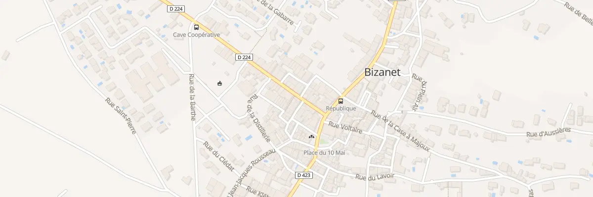 Plan du 9 Rue de la Gare à Bizanet
