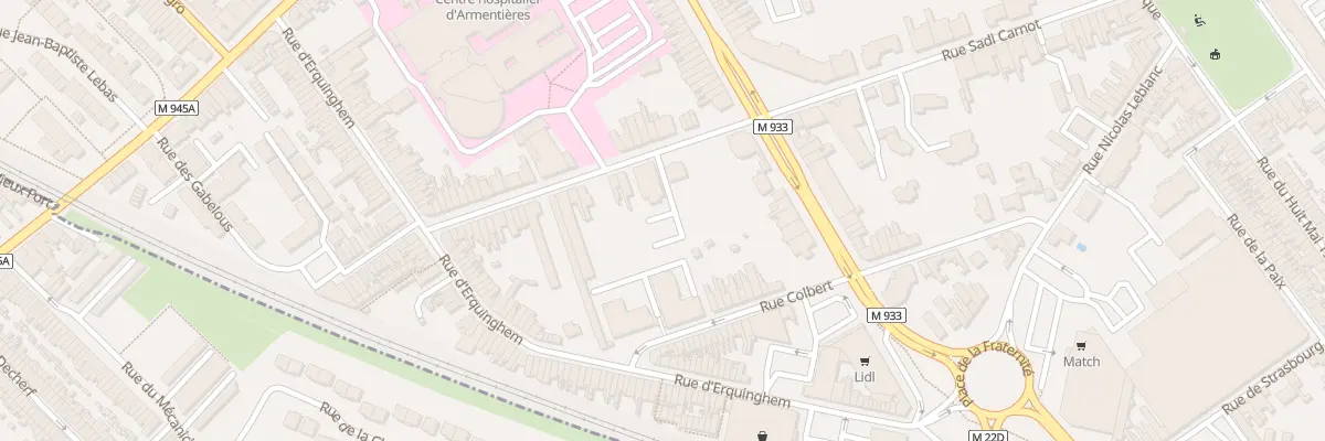 Plan du 123 Rue Sadi Carnot à Armentières