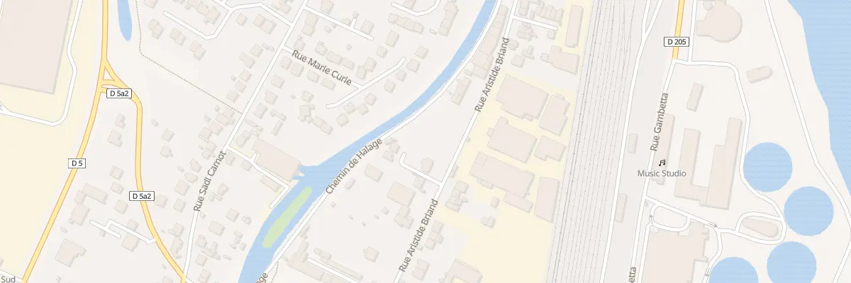 Plan du 14 Rue Aristide Briand à Villenoy