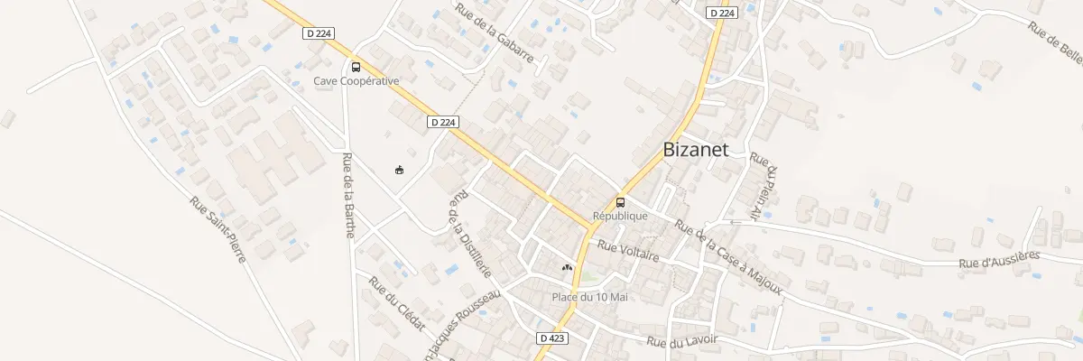 Plan du 14 Rue de la Gare à Bizanet
