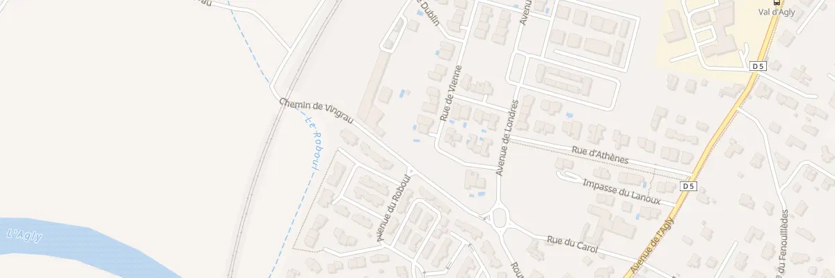 Plan du 13 Rue de Vienne à Rivesaltes