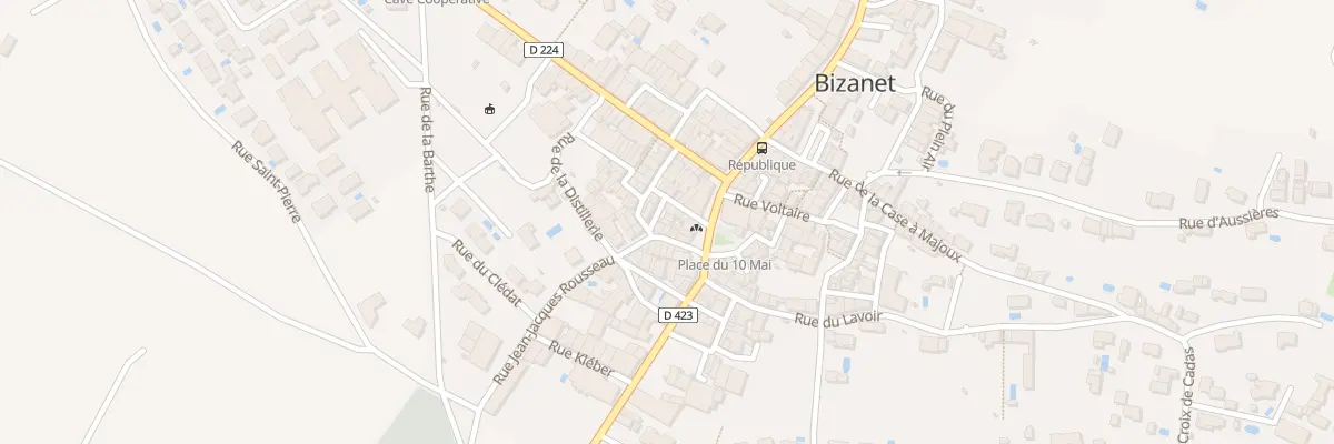 Plan du 33 Rue Marceau à Bizanet
