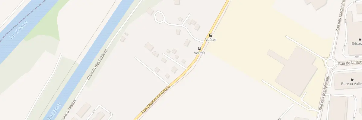 Plan du 533A Rue Charles de Gaulle à Mareuil-lès-Meaux