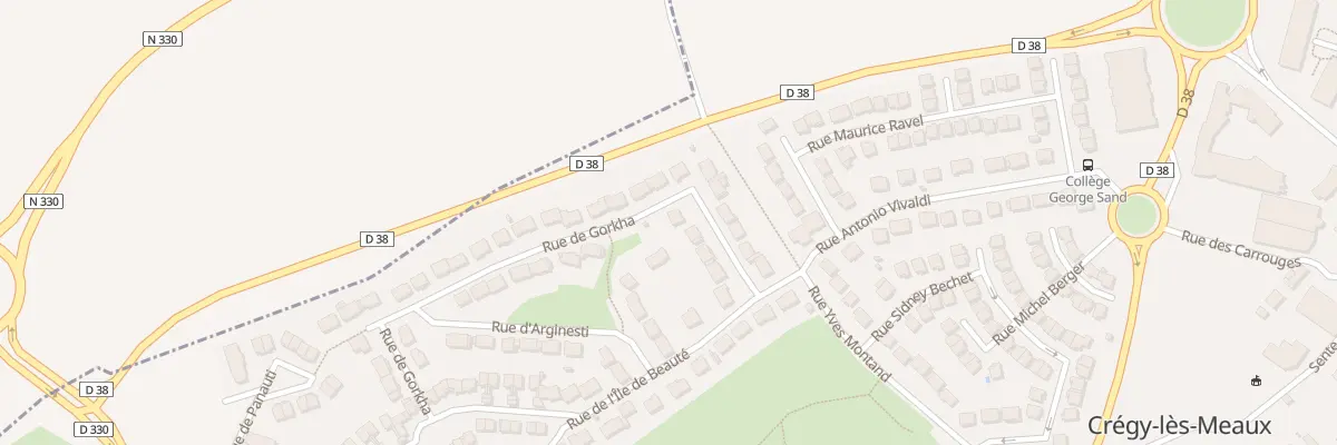 Plan du 24 Rue de Gorkha à Crégy-lès-Meaux
