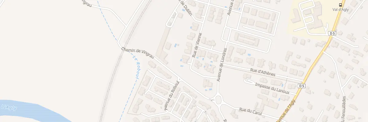 Plan du 15 Rue de Vienne à Rivesaltes