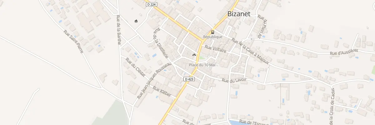 Plan du 1 Rue Jj Rousseau à Bizanet