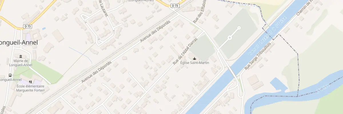 Plan du 96 Rue de l’Abbé Darras à Longueil-Annel