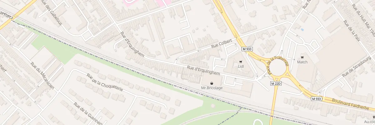 Plan du 48 Rue d’Erquinghem à Armentières