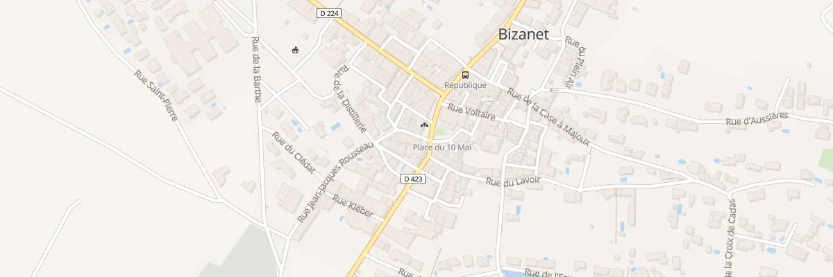Plan du 5612 Pl du 10 Mai à Bizanet