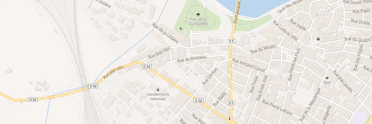 Plan du 6 Rue du Ruisseau à Rivesaltes