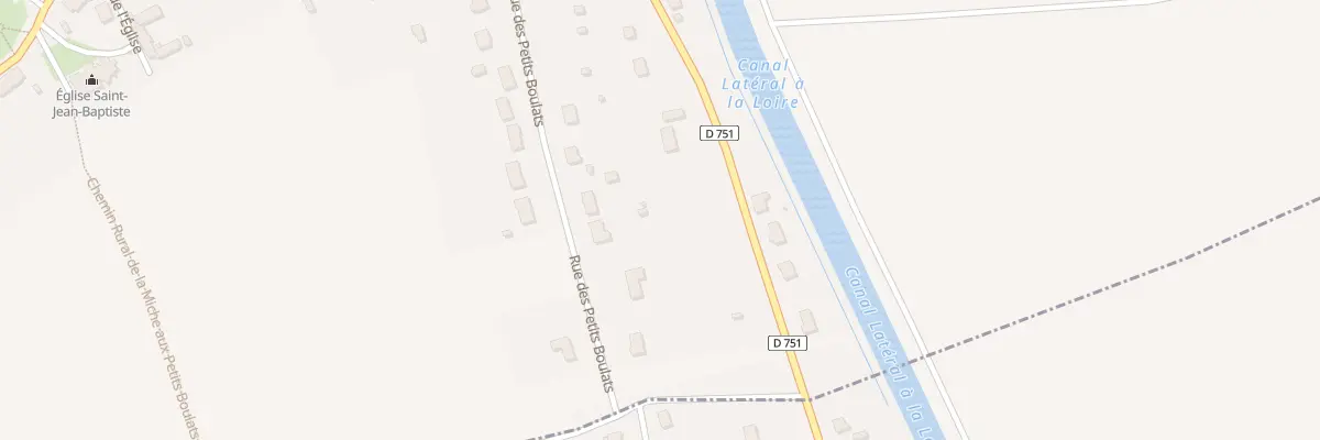 Plan du 9 Rue des Petits Boulats à Sury-près-Léré