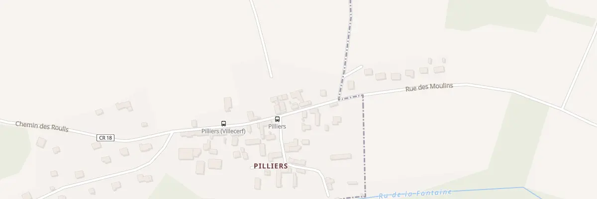 Plan du 55 Rte de la Vallée à Villecerf